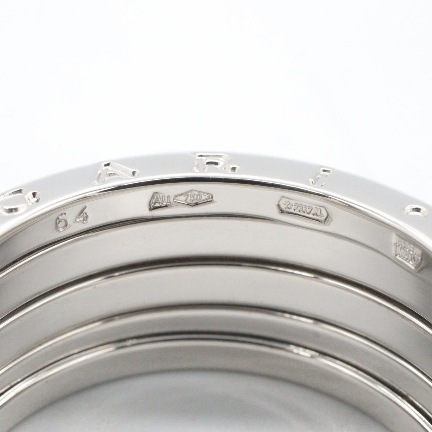 Bvlgari Ring B-zero One Band 18k White Gold — view 4