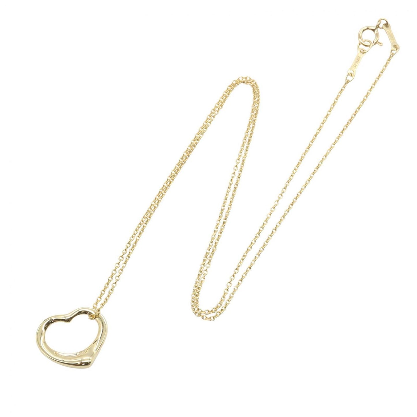 Tiffany & Co Necklace Open Heart Small 42.5 cm 18k — view 2