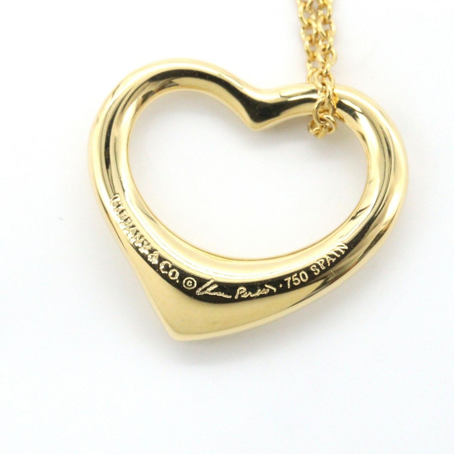Tiffany & Co Necklace Open Heart Small 42.5 cm 18k — view 5