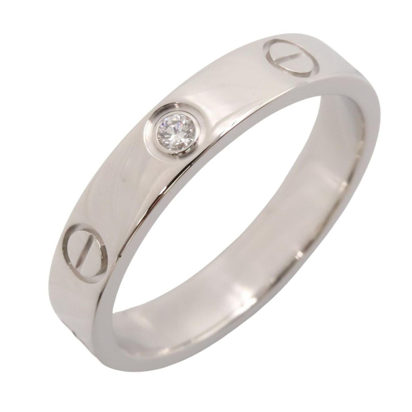 Cartier Ring Mini Love 18k White Gold Diamond