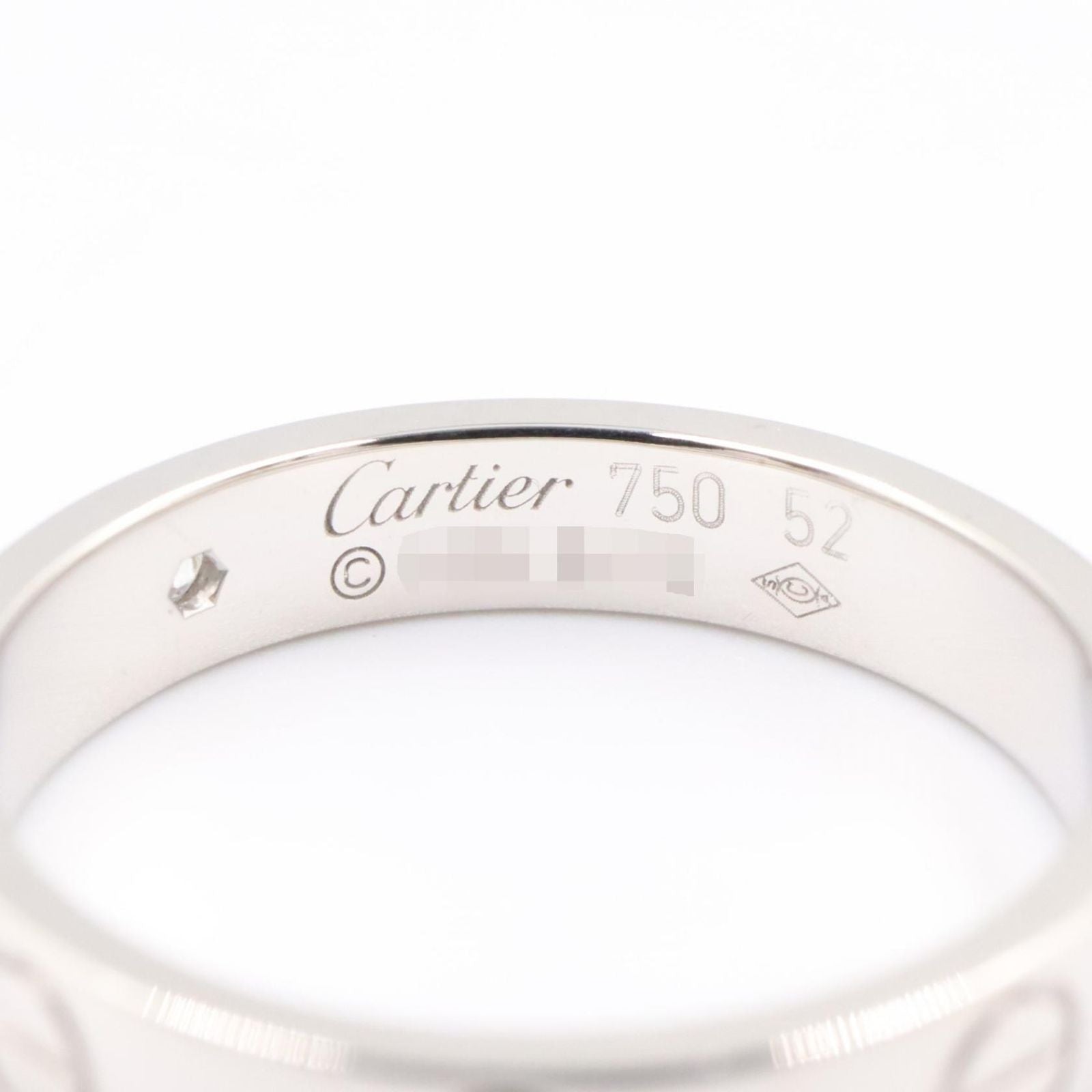 Cartier Ring Mini Love 18k White Gold Diamond — view 4