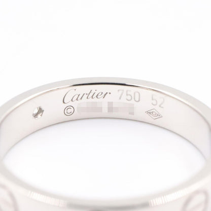 Cartier Ring Mini Love 18k White Gold Diamond — view 4