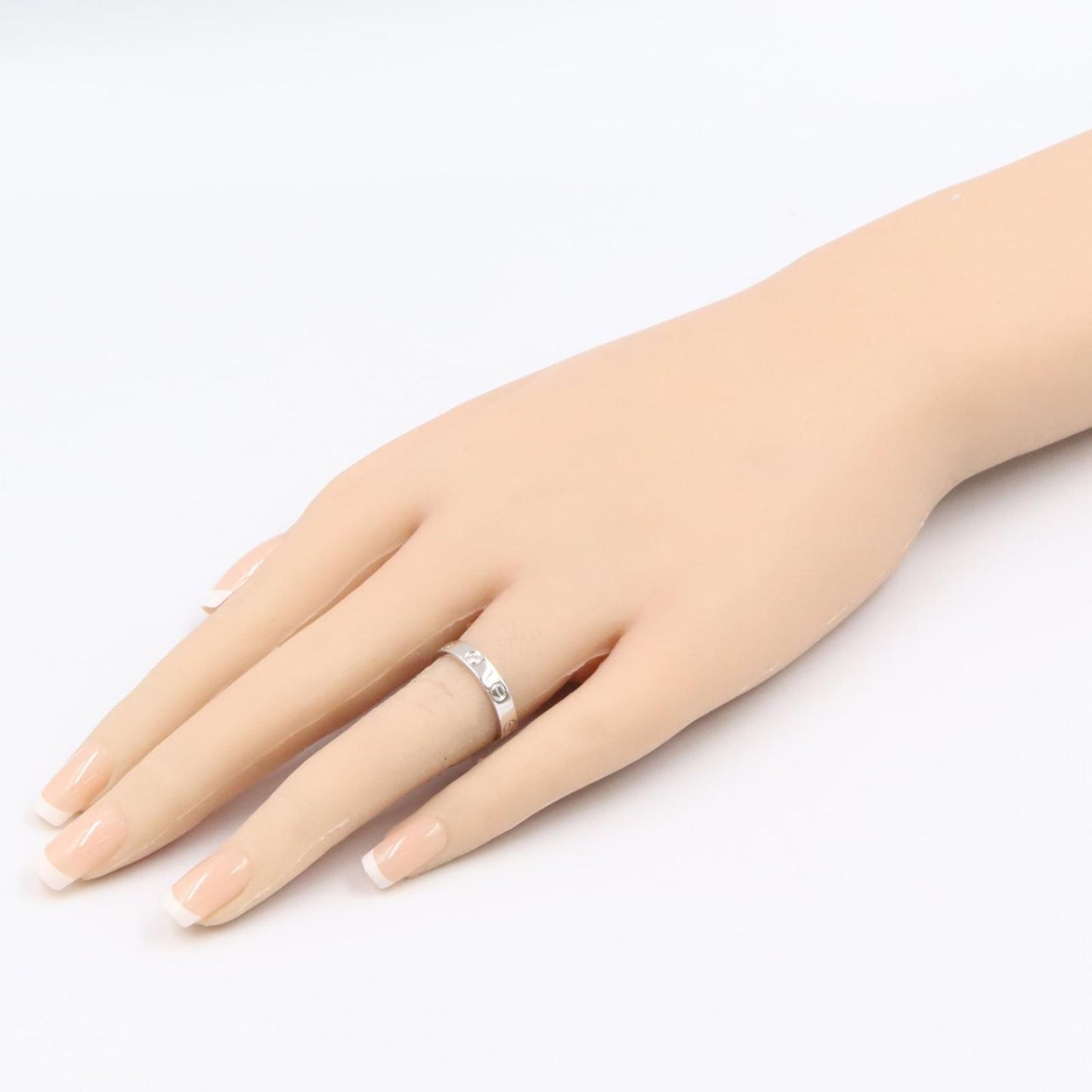 Cartier Ring Mini Love 18k White Gold Diamond — view 8