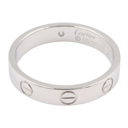 Cartier Ring Mini Love 18k White Gold Diamond — view 3