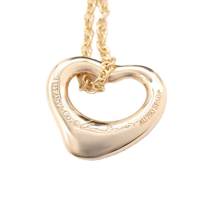Tiffany & Co Necklace Open Heart Mini 40.5 cm 18k Pink Gold — view 5