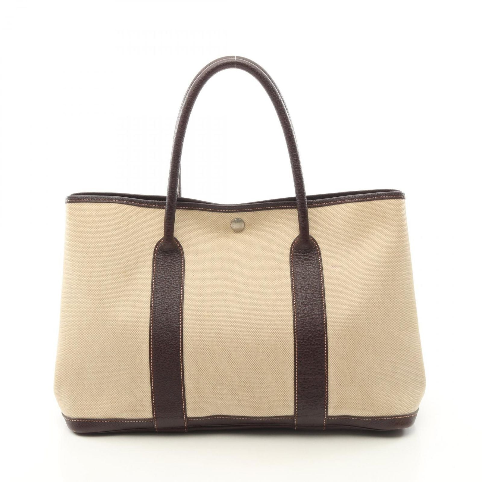 Hermes Tote Garden Party PM Ecru Ebene