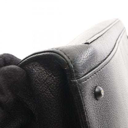 Chanel Tote CC Logo Black Leather — view 8