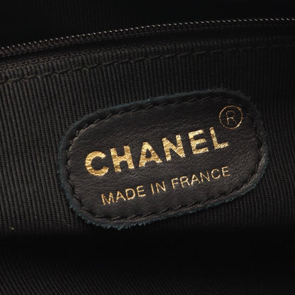Chanel Tote CC Logo Black Leather — view 4