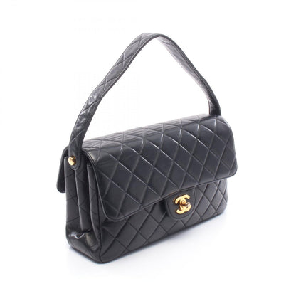 Chanel Quilted Double Face Shoulder Bag Black Lambskin — view 2