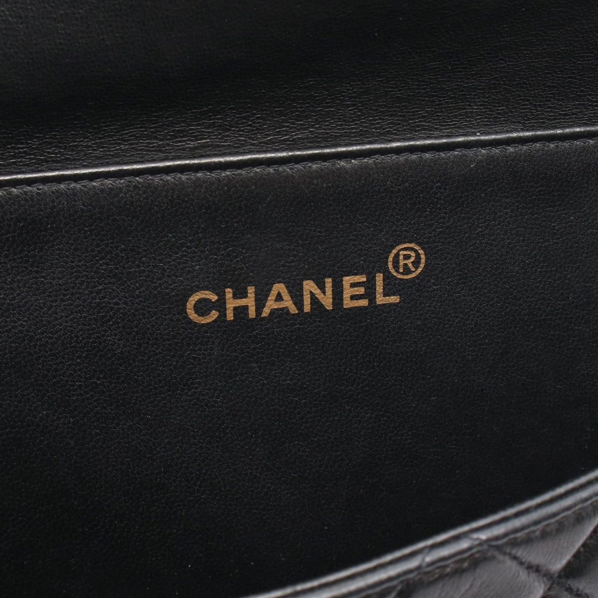 Chanel Quilted Double Face Shoulder Bag Black Lambskin — view 5