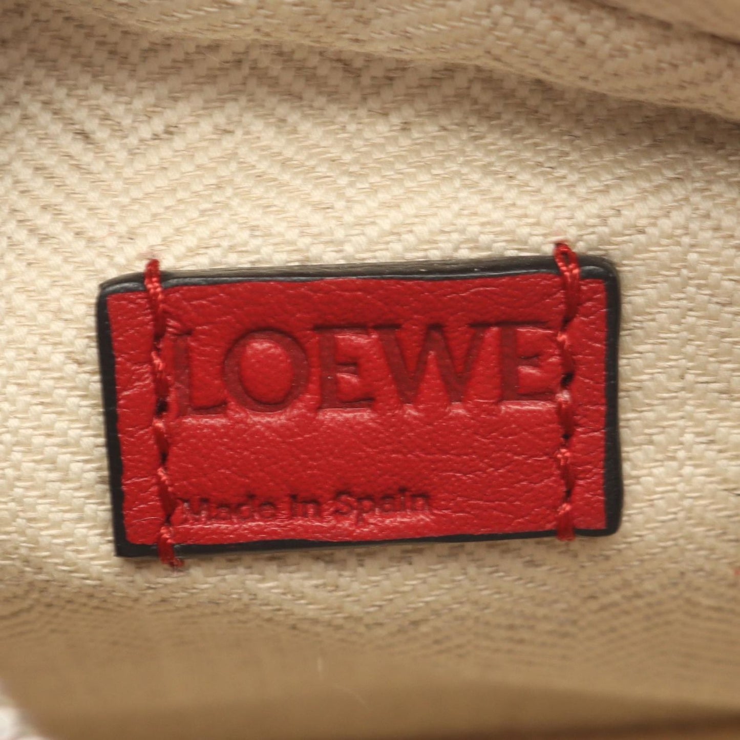 Loewe Handbag Puzzle Bag Nano 2-Way Red Leather — view 4