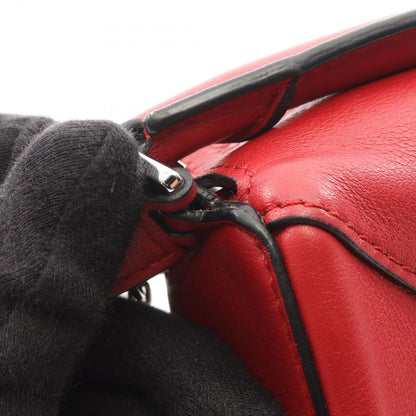 Loewe Handbag Puzzle Bag Nano 2-Way Red Leather — view 8