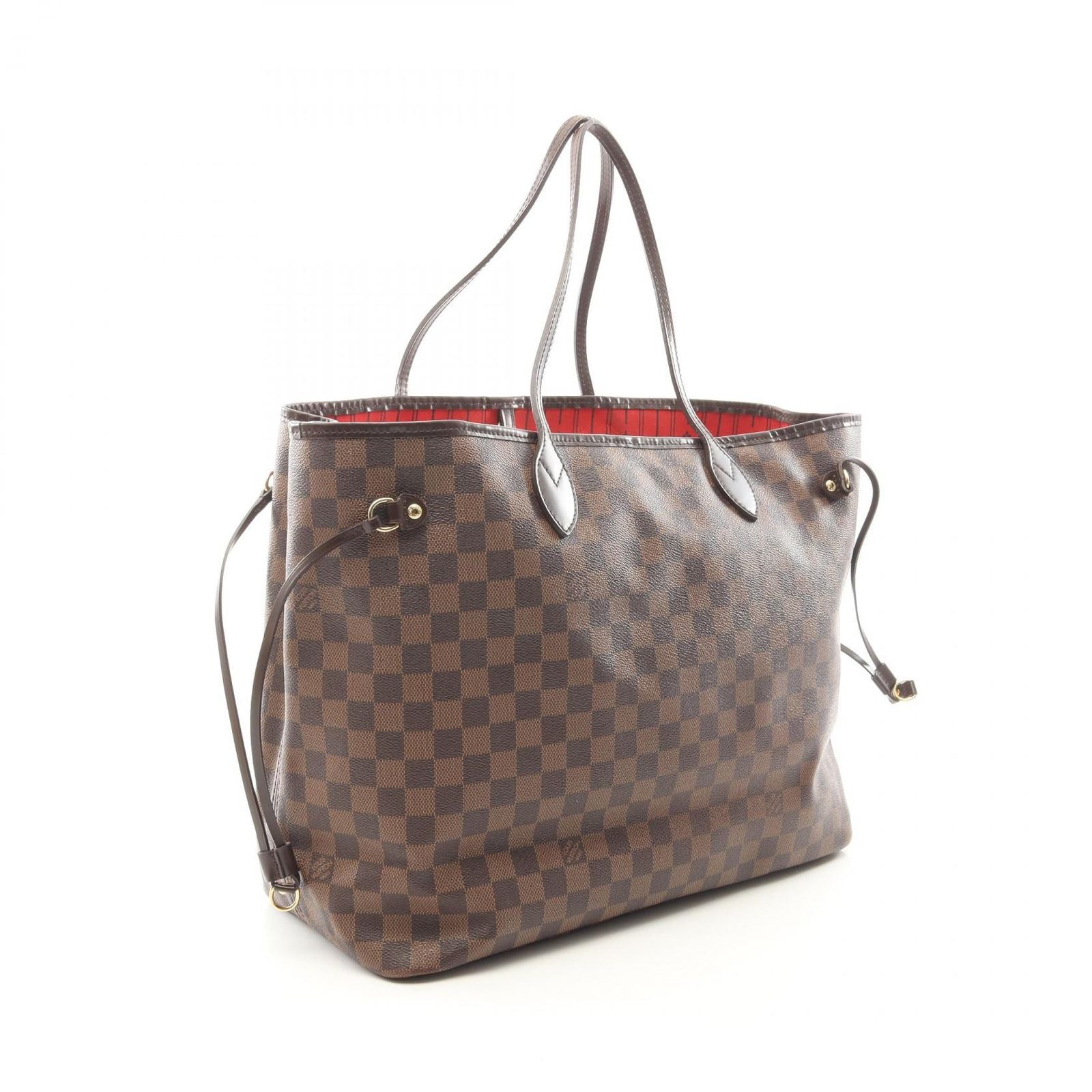 Louis Vuitton Tote Neverfull GM Damier Ebene Canvas Leather — view 2