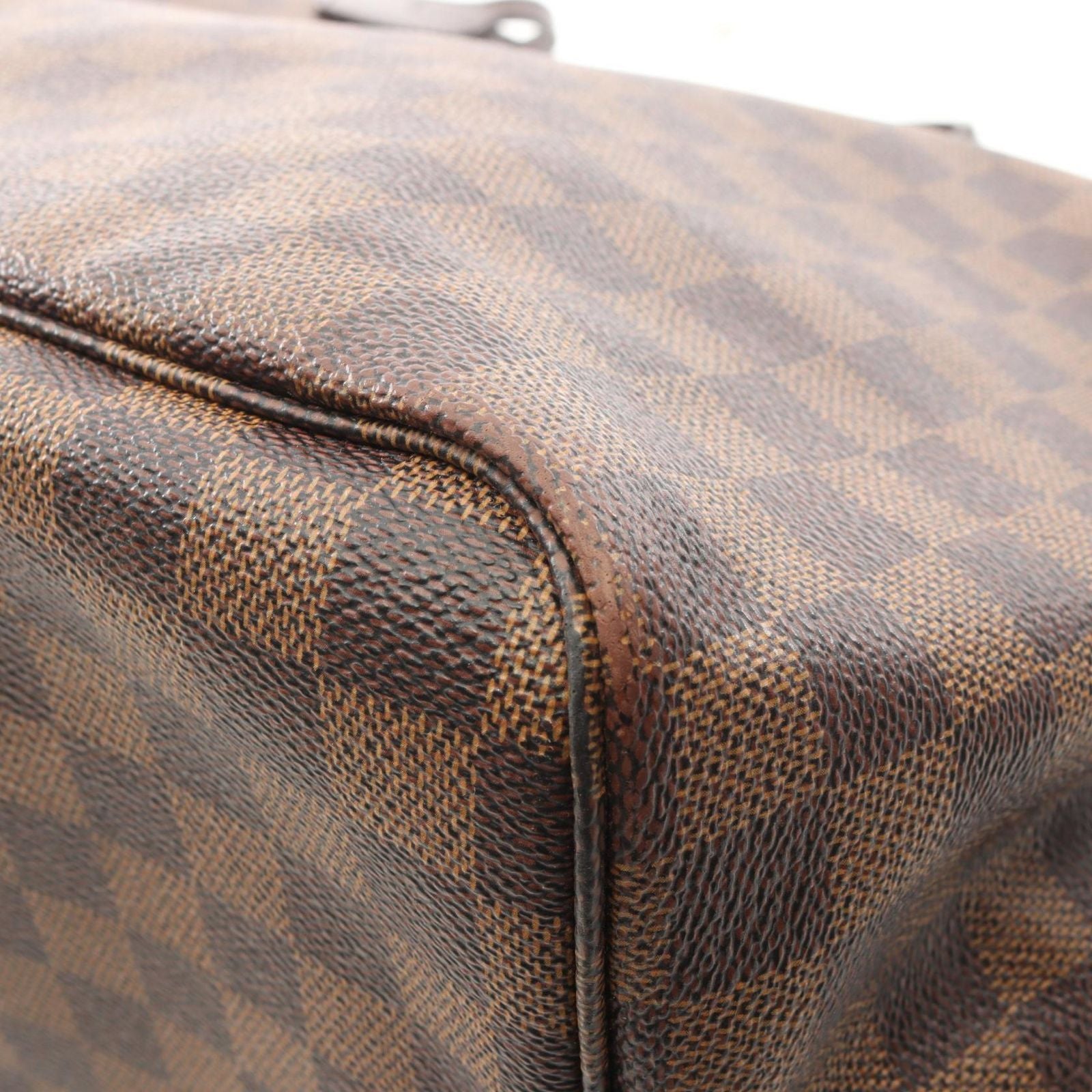 Louis Vuitton Tote Neverfull GM Damier Ebene Canvas Leather — view 8