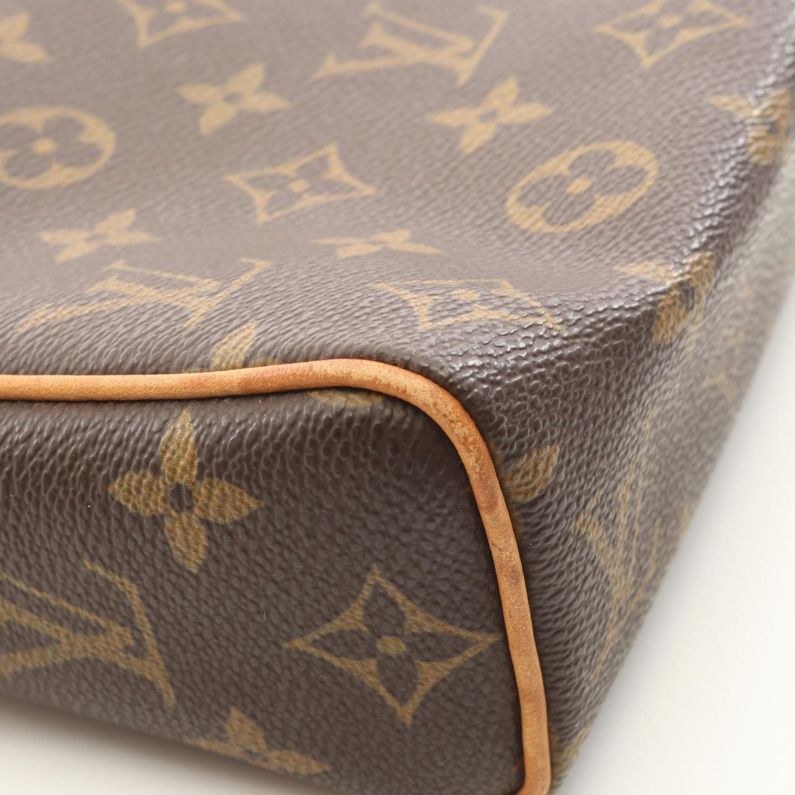 Louis Vuitton Handbag Monogram Canvas Leather — view 9