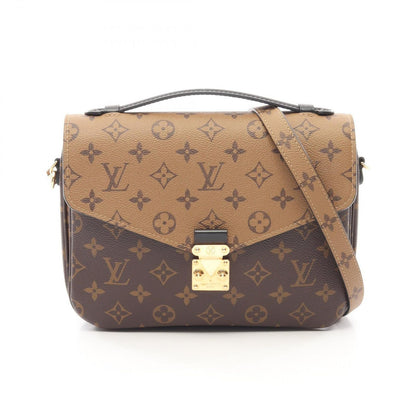Louis Vuitton Handbag Pochette Metis 2-Way Canvas Leather