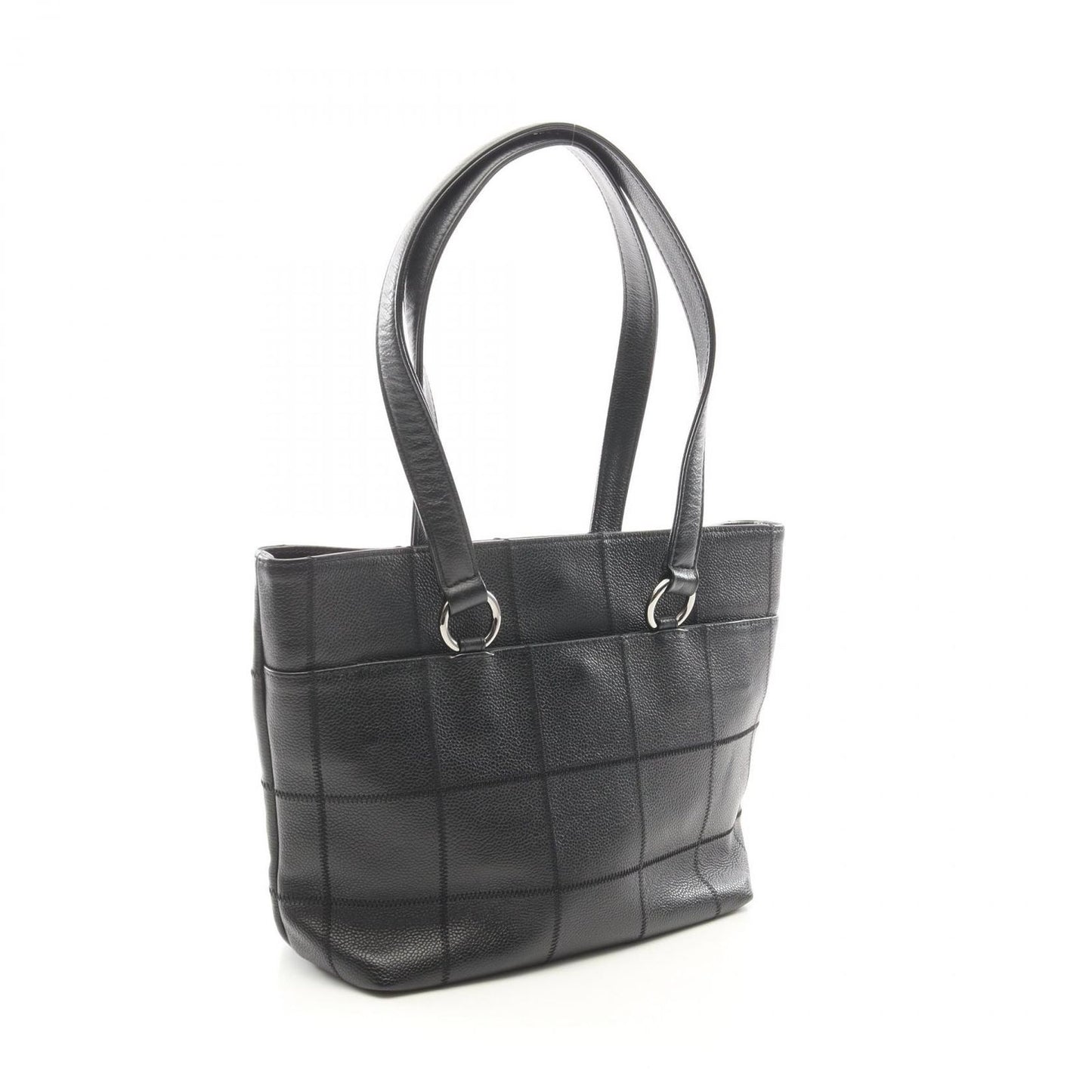 Chanel Tote Choco Bar Black Calf — view 2