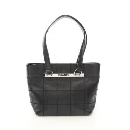 Chanel Tote Choco Bar Black Calf