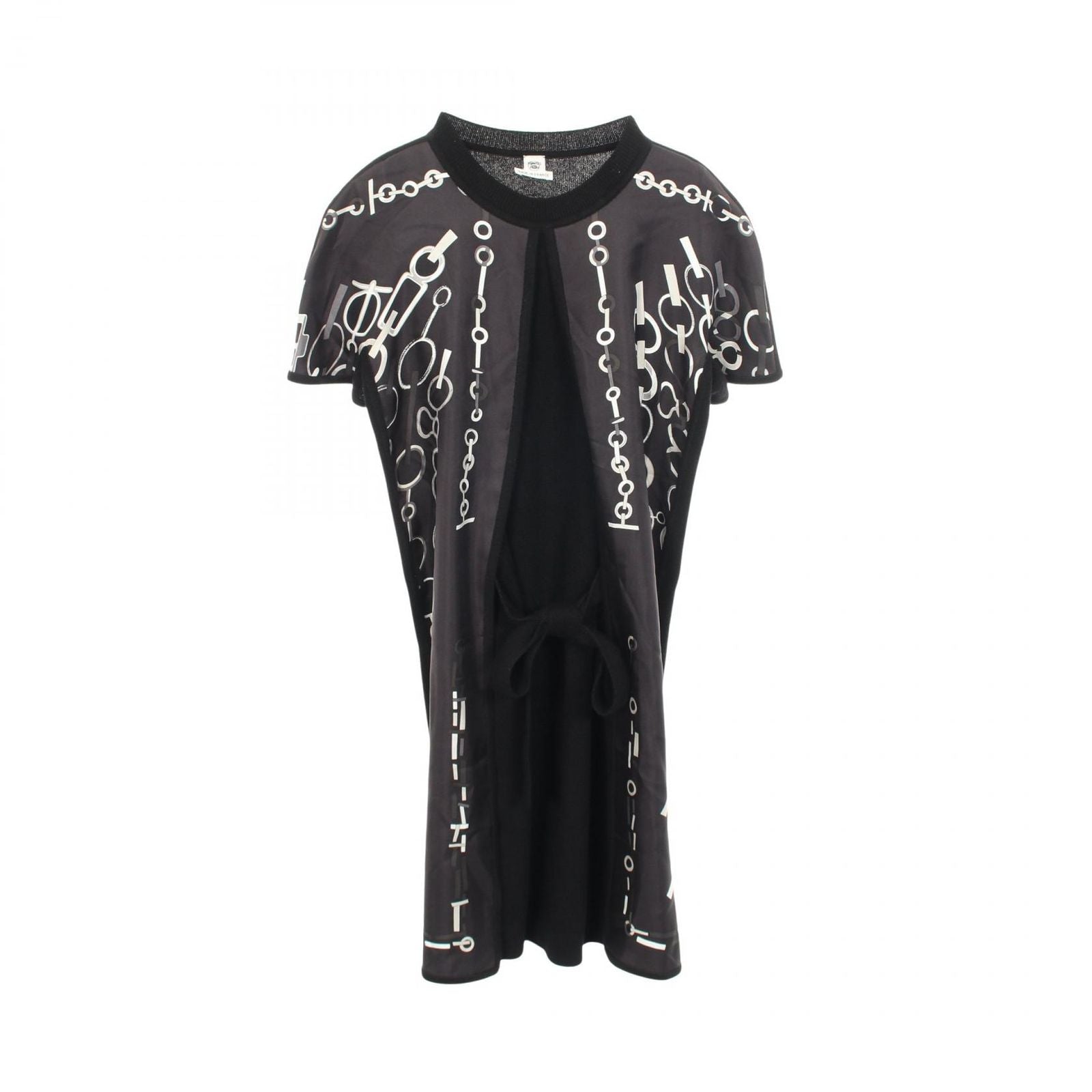 Hermes Dress DO RE Boucles Twill Rene Silk