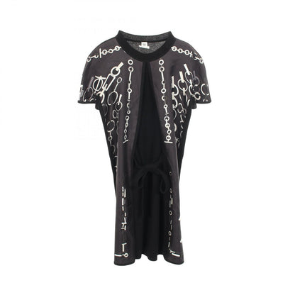 Hermes Dress DO RE Boucles Twill Rene Silk
