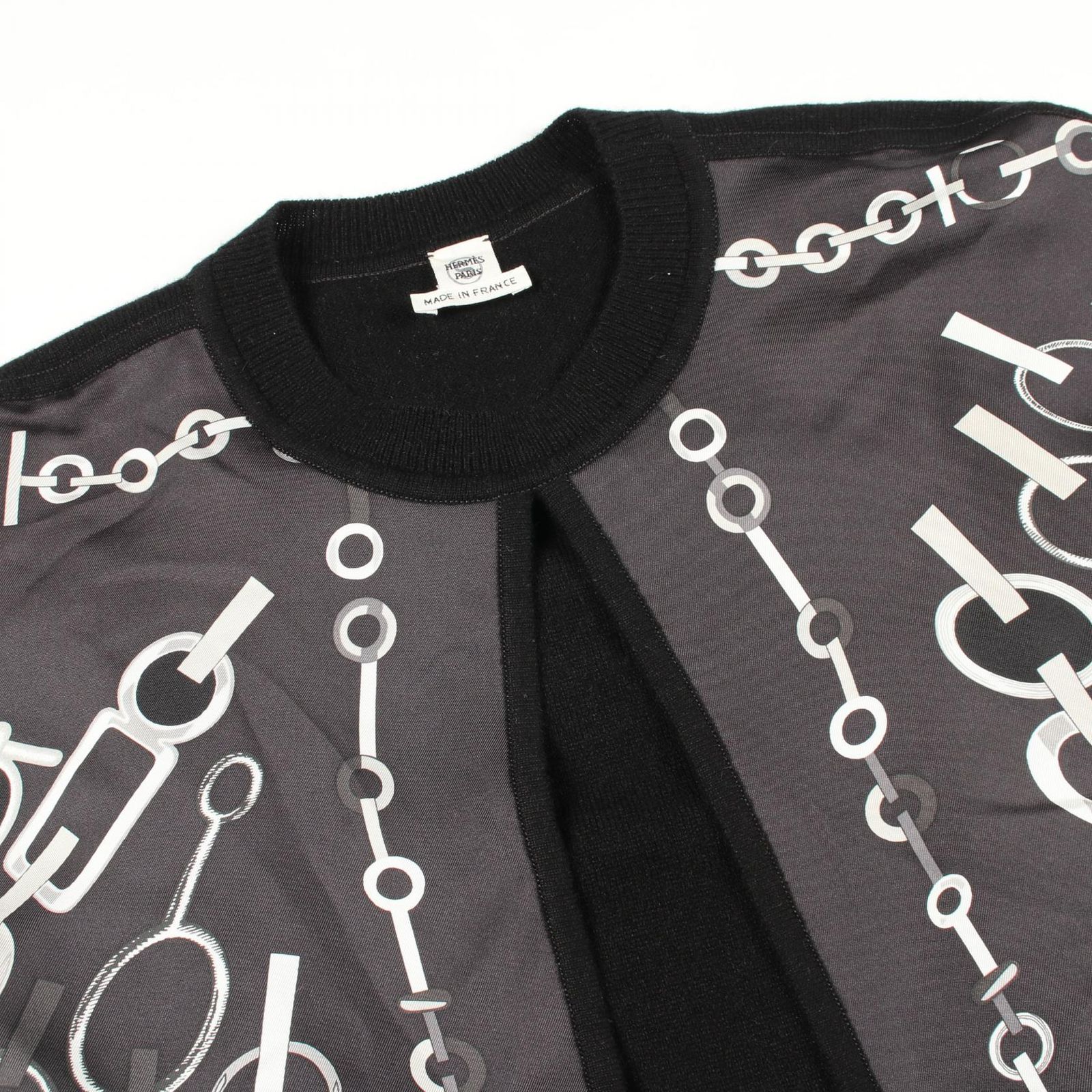 Hermes Dress DO RE Boucles Twill Rene Silk — view 6