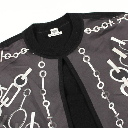 Hermes Dress DO RE Boucles Twill Rene Silk — view 6