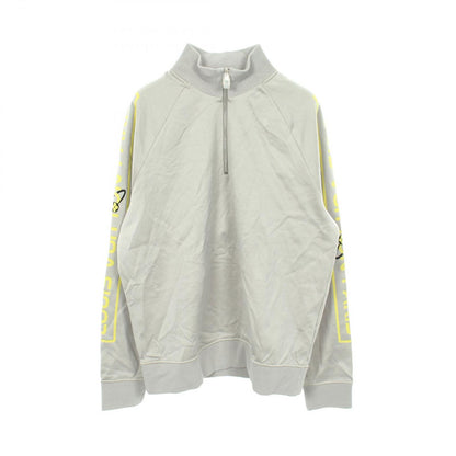 Louis Vuitton Sweatshirt Arm Logo Half Zip Cotton