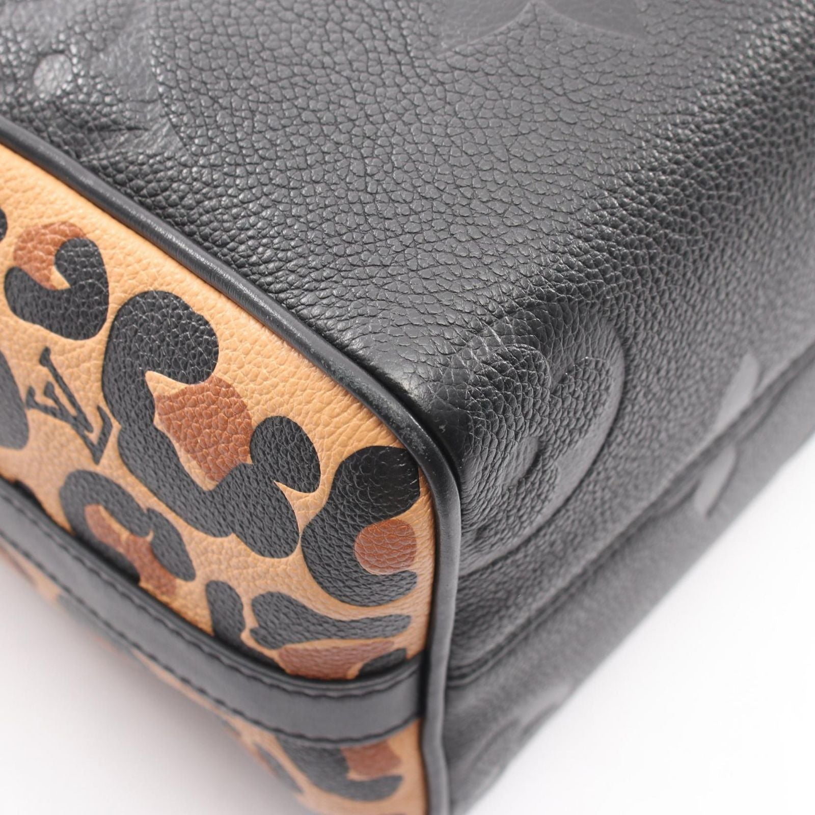 Louis Vuitton Handbag Speedy Bandouliere 25 Wild at Heart 2-Way Noir Leopard — view 5