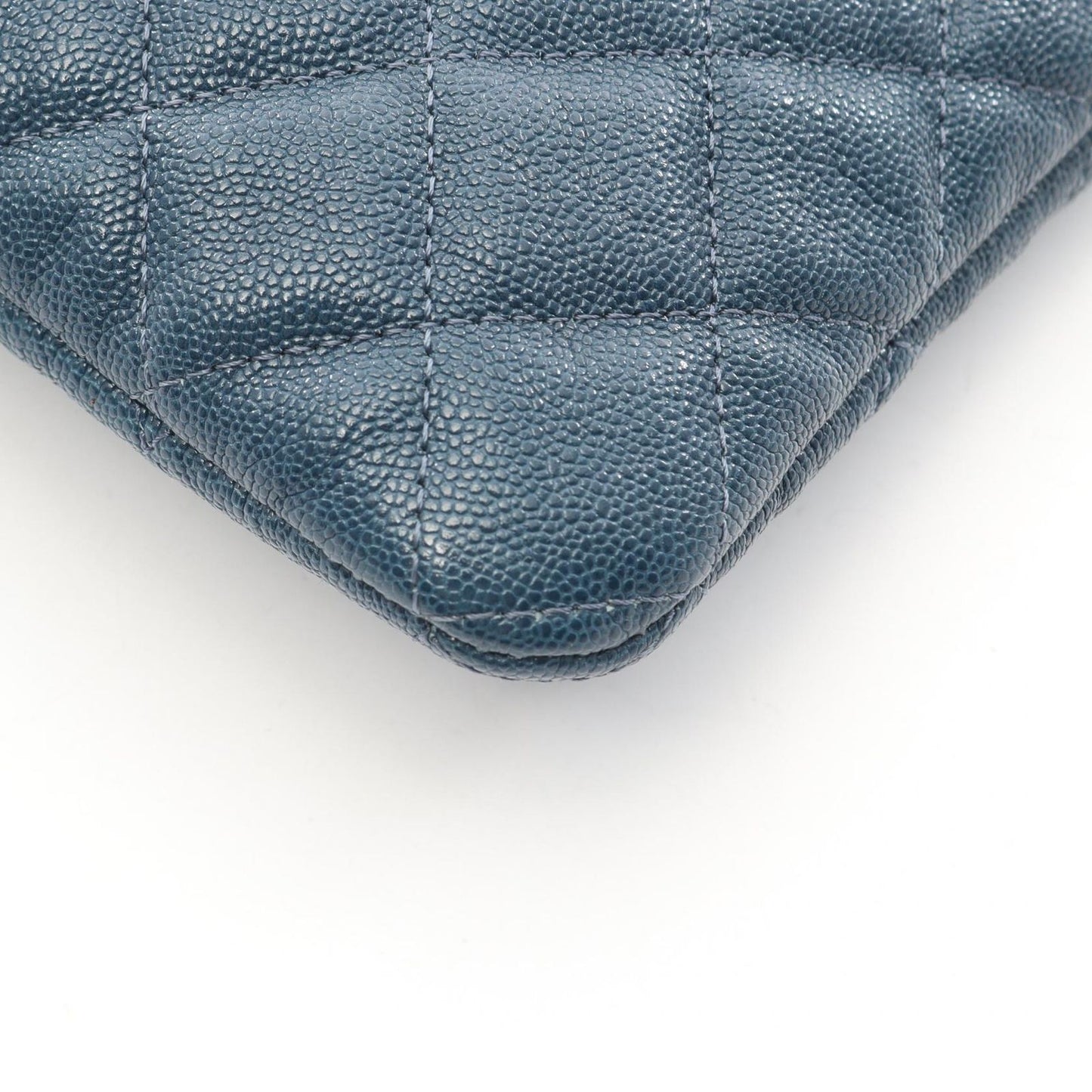 Chanel Clutch Boy Navy Caviar Leather — view 6