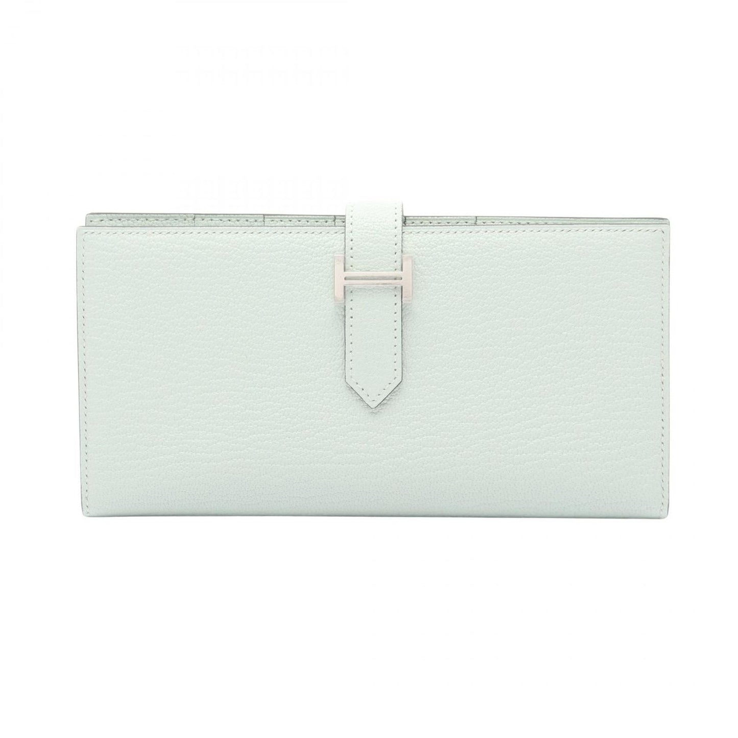Hermes Bifold Wallet Bearn Souffle Vert Peppermint Leather