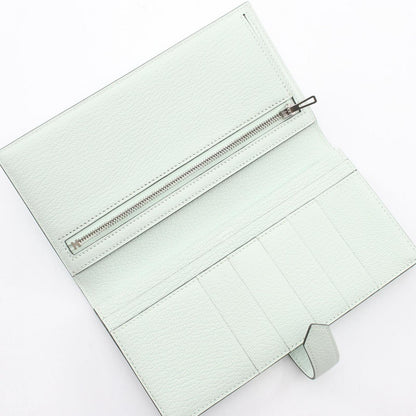 Hermes Bifold Wallet Bearn Souffle Vert Peppermint Leather — view 3
