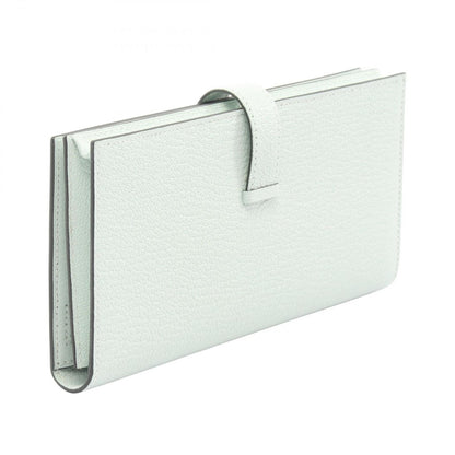 Hermes Bifold Wallet Bearn Souffle Vert Peppermint Leather — view 2