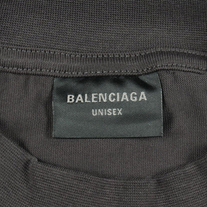 Balenciaga Short Sleeve T-Shirt Logo Embroidery Oversize Cotton — view 3