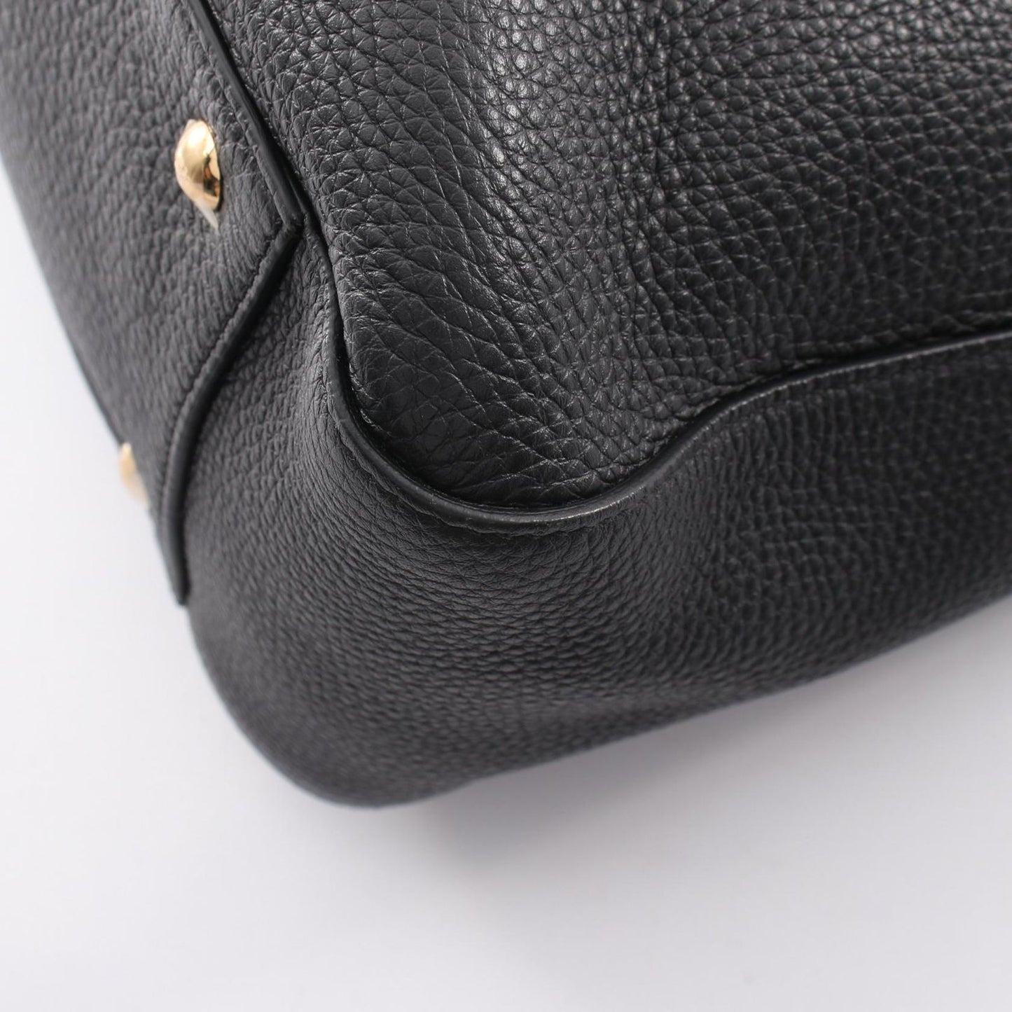 Fendi Tote FF Selleria 2-Way Black Leather — view 5