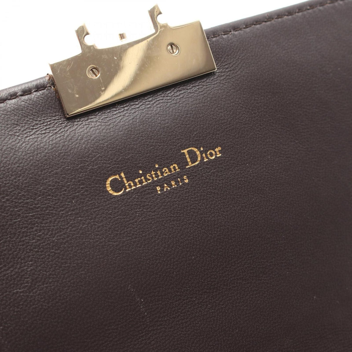 Dior Shoulder Bag Logo Gold Leather Miss Promenade Chain — view 4