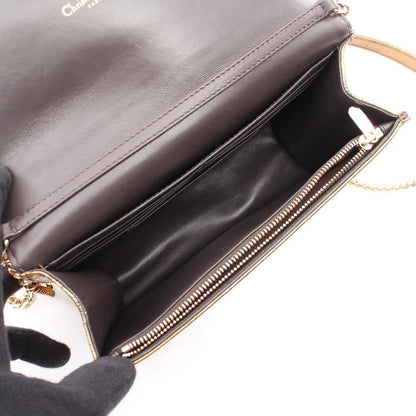 Dior Shoulder Bag Logo Gold Leather Miss Promenade Chain — view 3