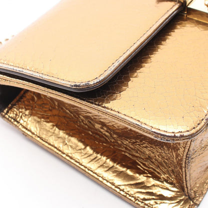 Dior Shoulder Bag Logo Gold Leather Miss Promenade Chain — view 5