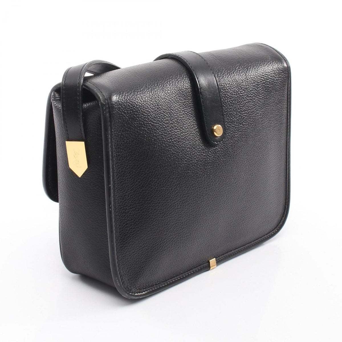 Saint Laurent Shoulder Bag Logo Black — view 2