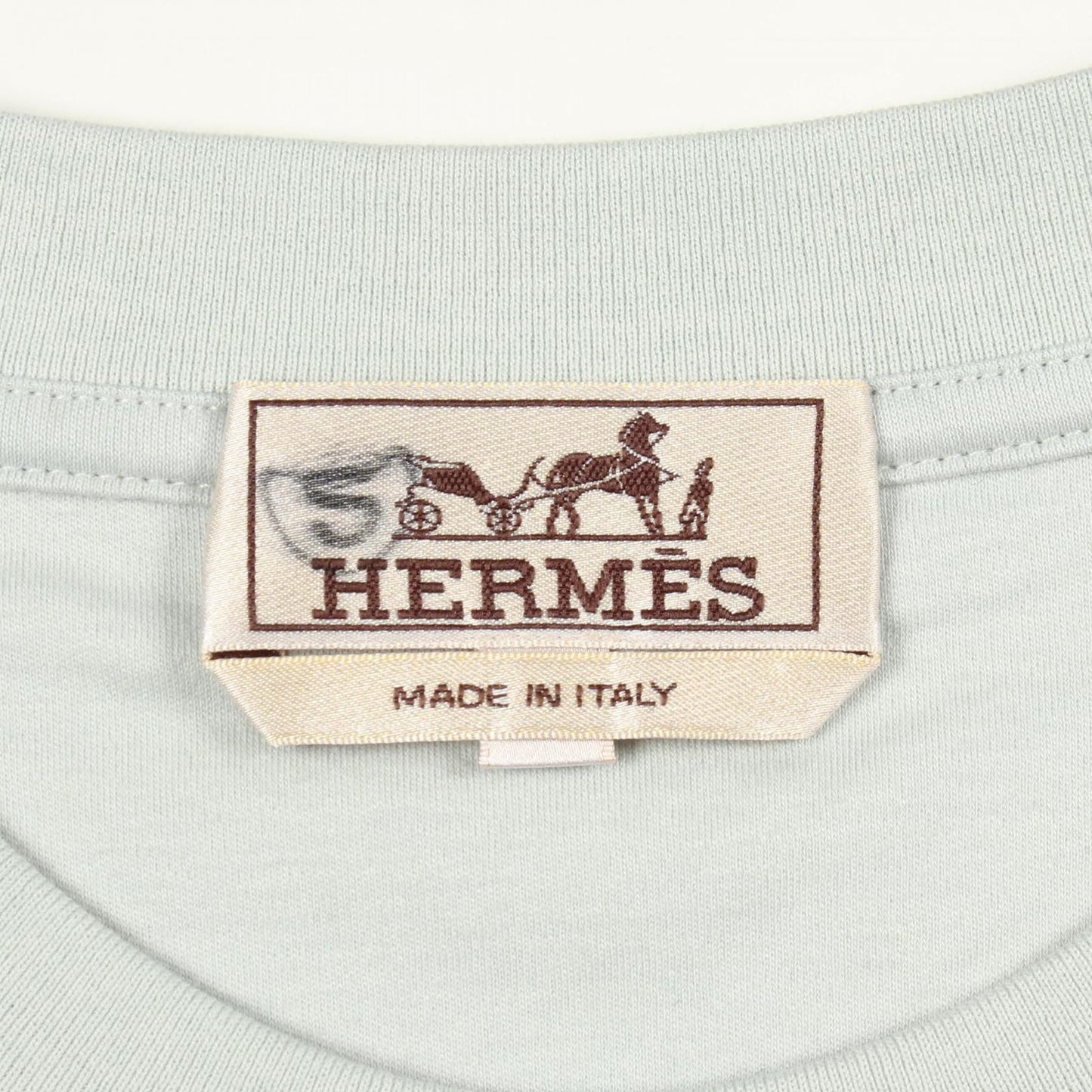 Hermes Short Sleeve T-Shirt Velky Lov Crew Neck Cotton — view 3