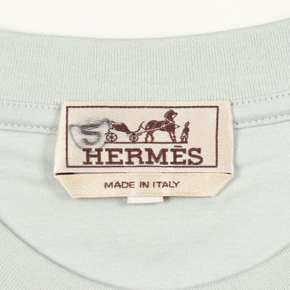 Hermes Short Sleeve T-Shirt Velky Lov Crew Neck Cotton — view 3