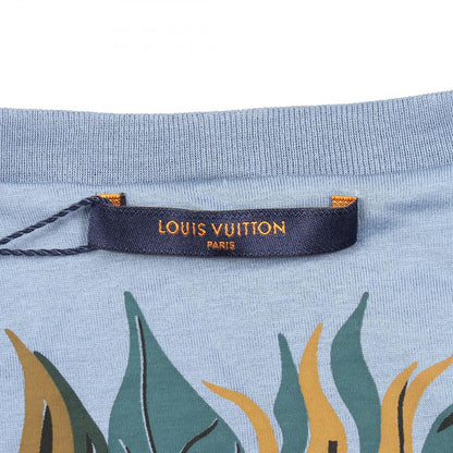 Louis Vuitton Short Sleeve T-Shirt Botanical Crew Neck Cotton — view 3