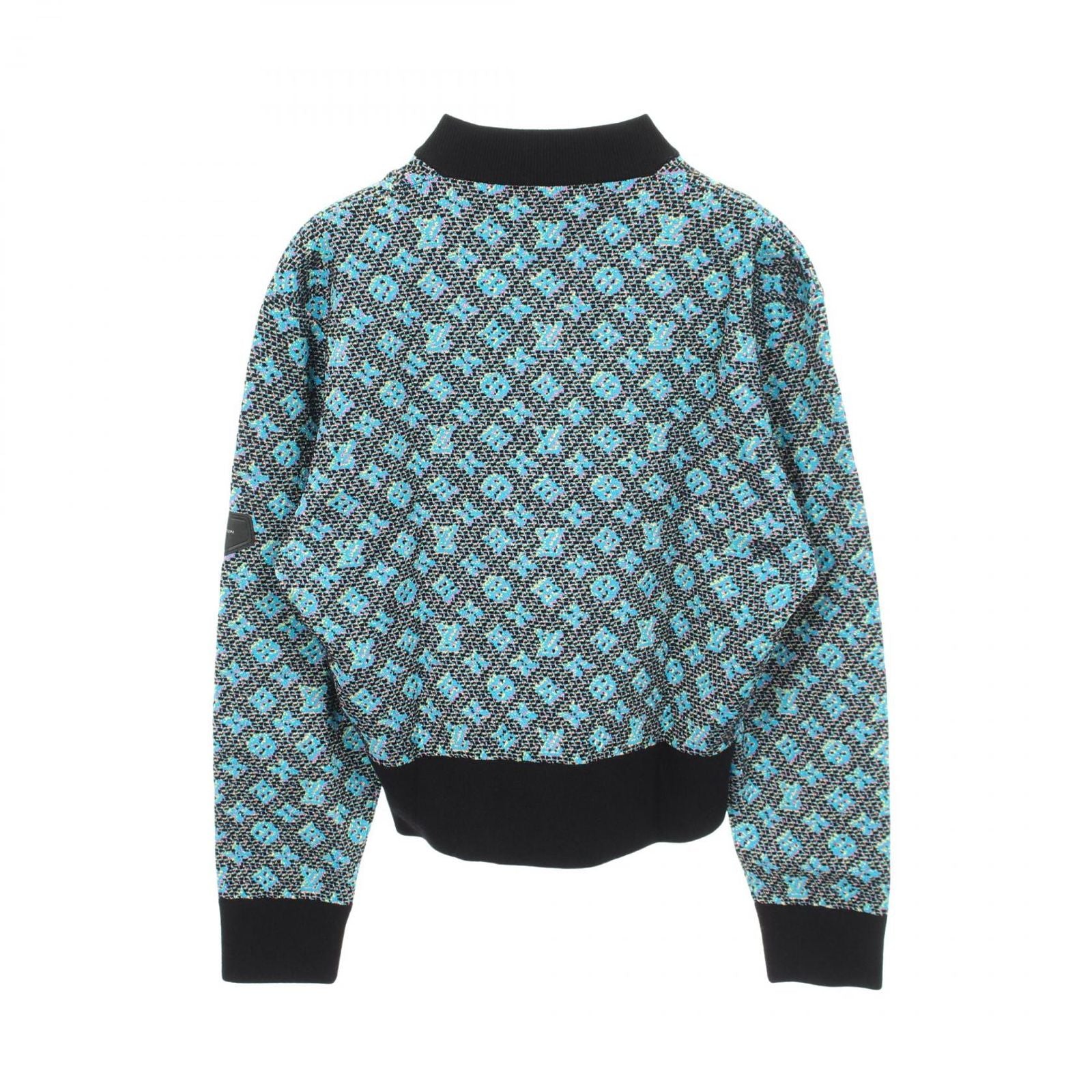 Louis Vuitton Monogram Zip Up Wool Nylon Jacket — view 2