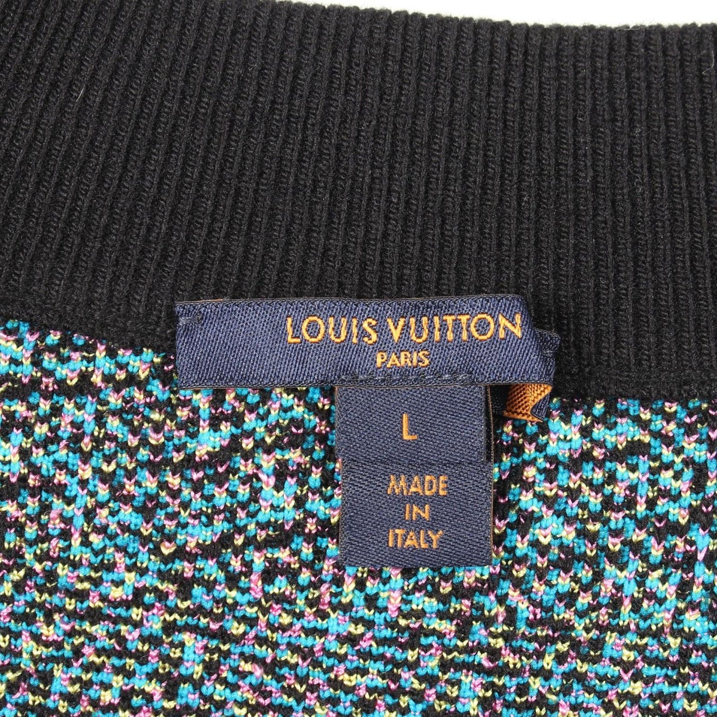 Louis Vuitton Monogram Zip Up Wool Nylon Jacket — view 3