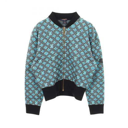 Louis Vuitton Monogram Zip Up Wool Nylon Jacket