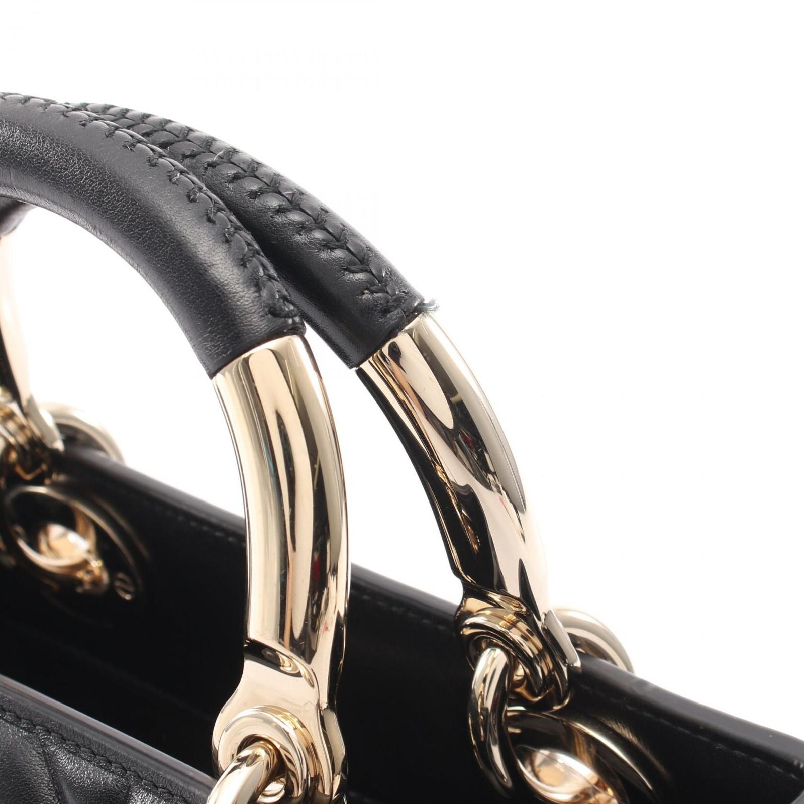 Dior Handbag 95.22 Small 2-Way Black Leather — view 5