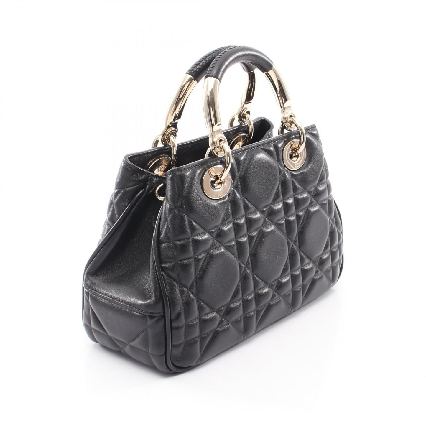 Dior Handbag 95.22 Small 2-Way Black Leather — view 2
