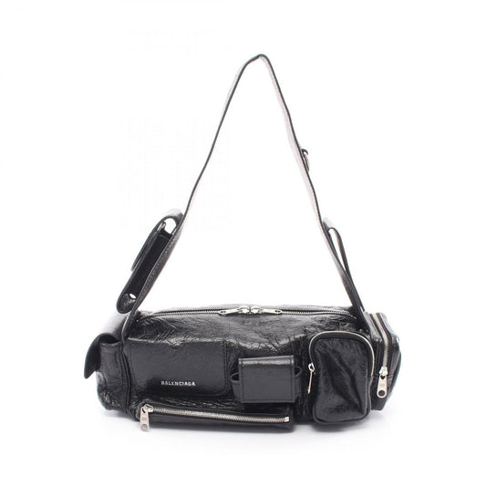 Balenciaga Shoulder Bag Superbusy XS Black Leather Small