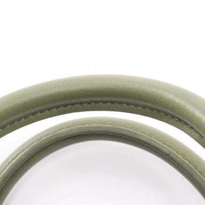 Loewe Handbag Amazona 23 Repeat 2-Way Natural Olive Canvas Leather — view 6