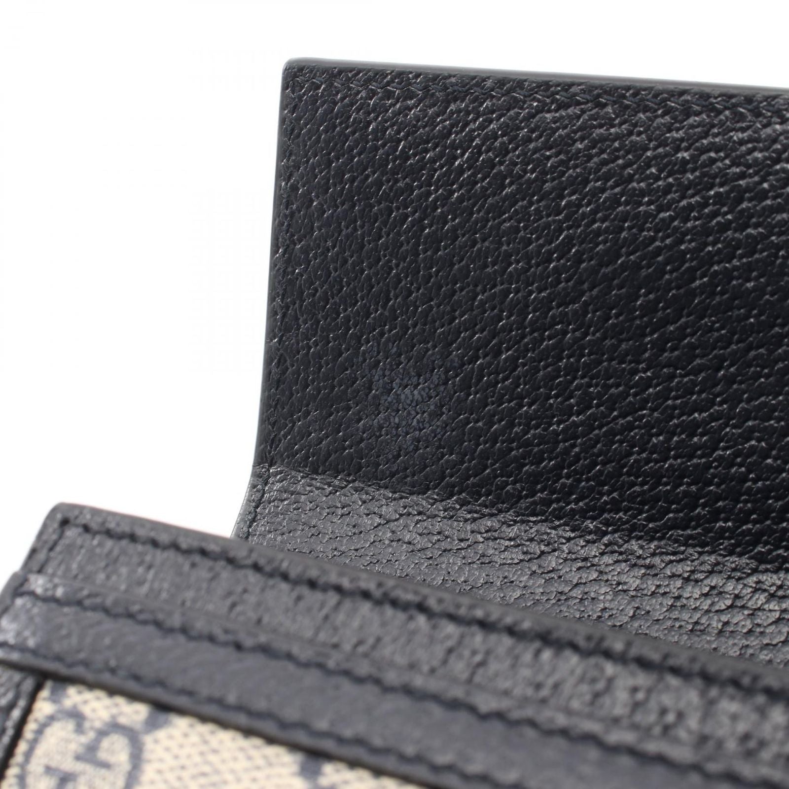 Gucci Bifold Wallet Ophidia GG Supreme Continental Off White Navy Leather — view 5