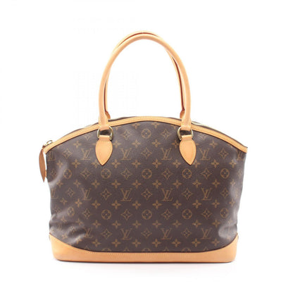Louis Vuitton Tote Lockit Oriental Monogram Canvas Leather